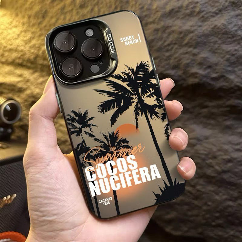Case for phone with modified shell (coconut tree model) | Shopee Malaysia