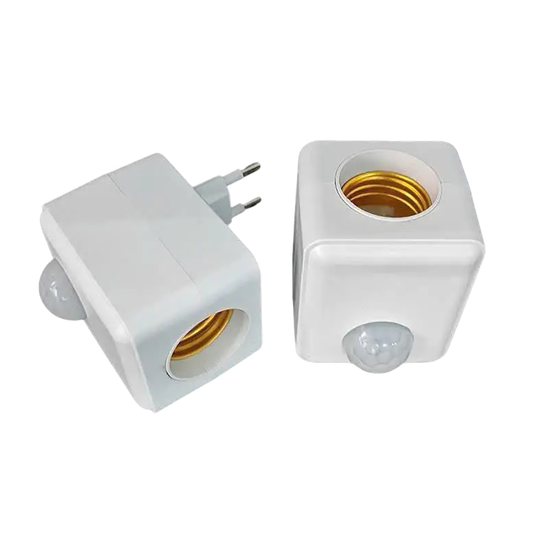 Infrared sensor light plug with E27 socket - sensor plug that lights up ...