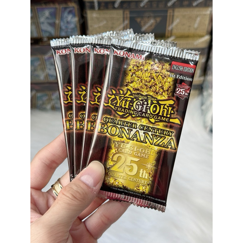 Yu-Gi-Oh!: Quarter Century Bonanza Card Pack - Booster Pack 1st Edition ...