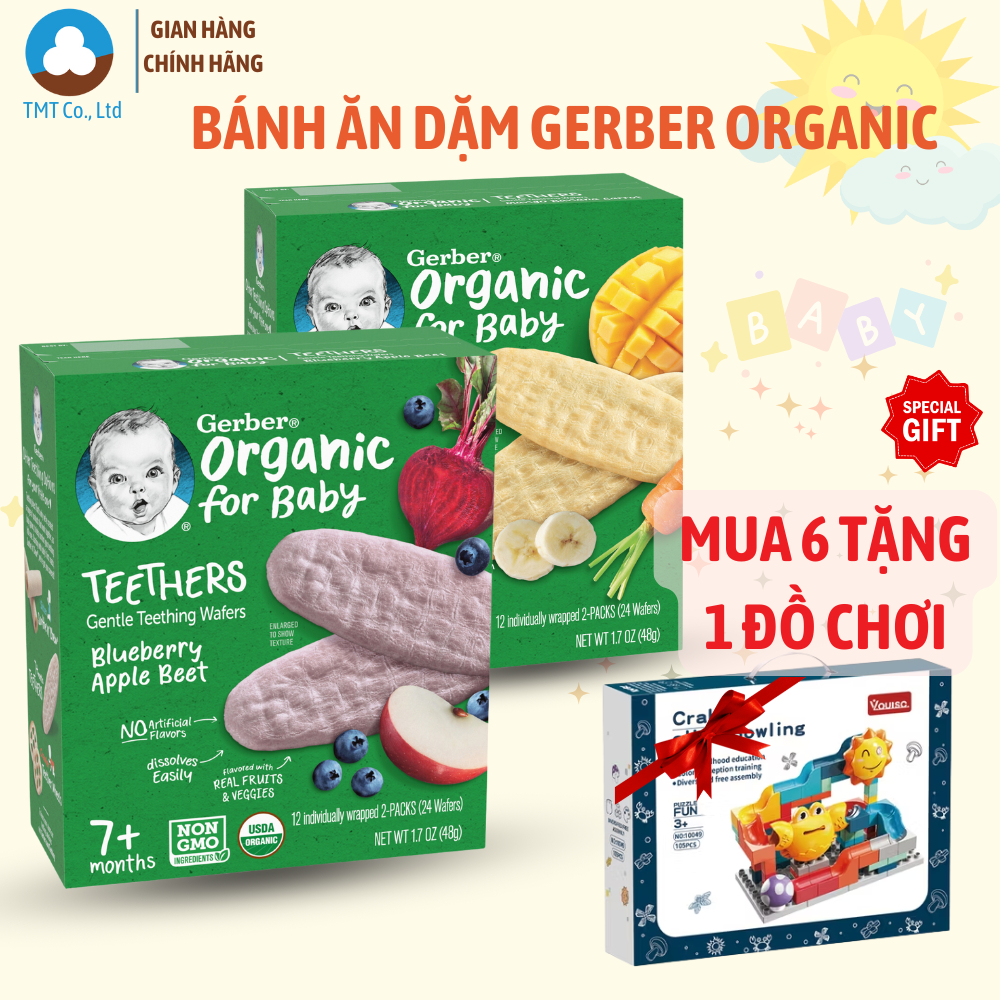 Nestle Gerber Organic Rice Cake 48g Mango Banana Carrot, Blueberry ...
