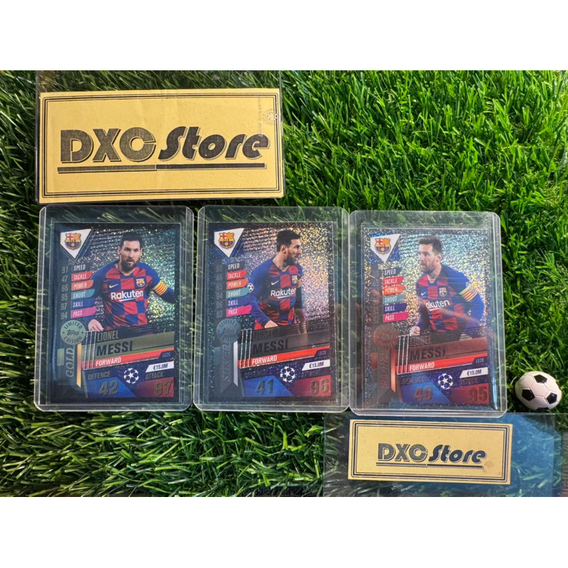 Carte Lionel Messi WORLD STAR Topps Match Attax 2019-2020 - Barcelone N°S1 - Très Bon état