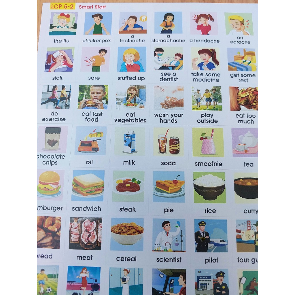 Complete set of grade 5 English stickers - Smart Start | Shopee Malaysia