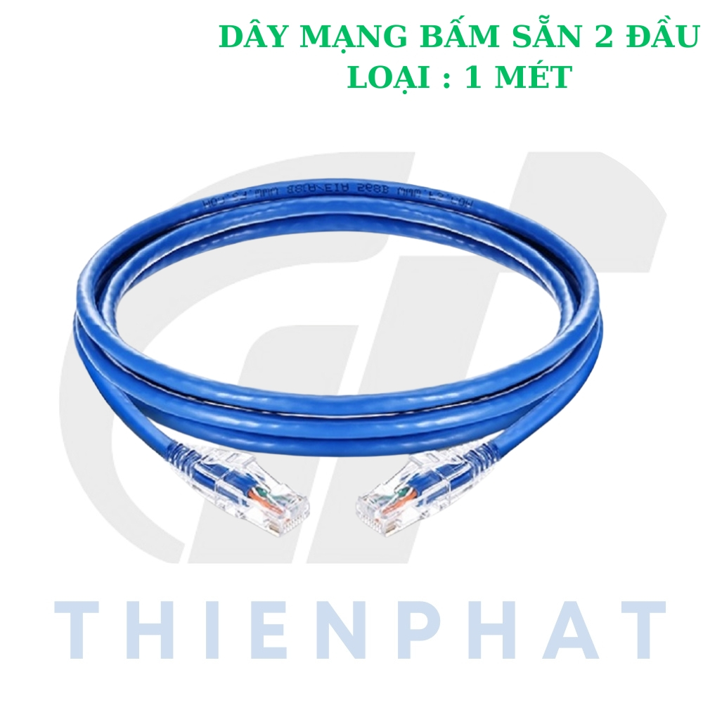 Cat5 Network Cable Pre-installed 2 RJ45, Type 1 Meter | Shopee Malaysia