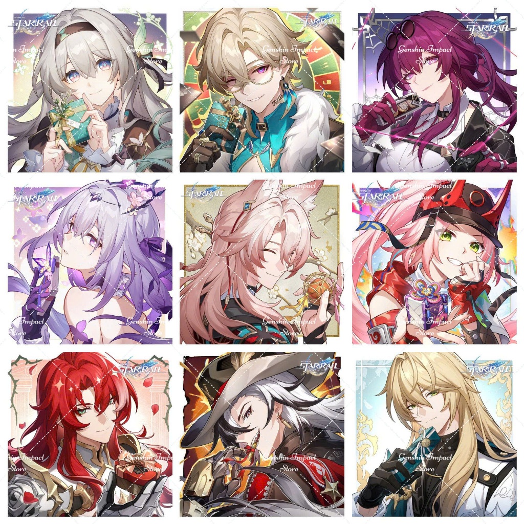 Honkai Star Rail character square card photo (with rounded corners ...