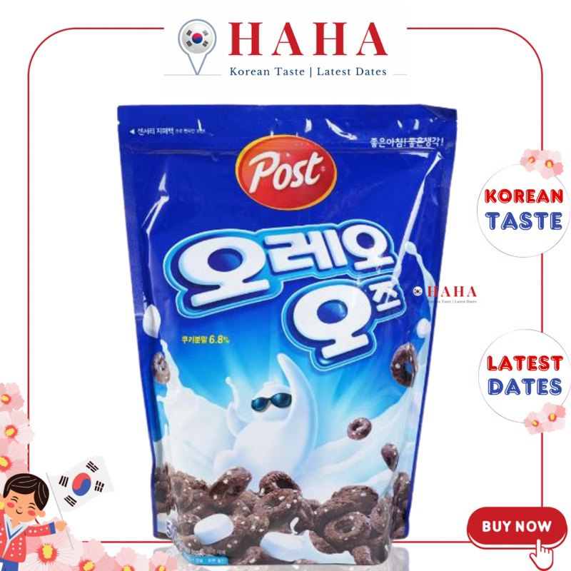 [NEW!] Korean Oreo Cereal POST Oreo O's Marshmallow Cereal 동서 포스트 오레오 ...