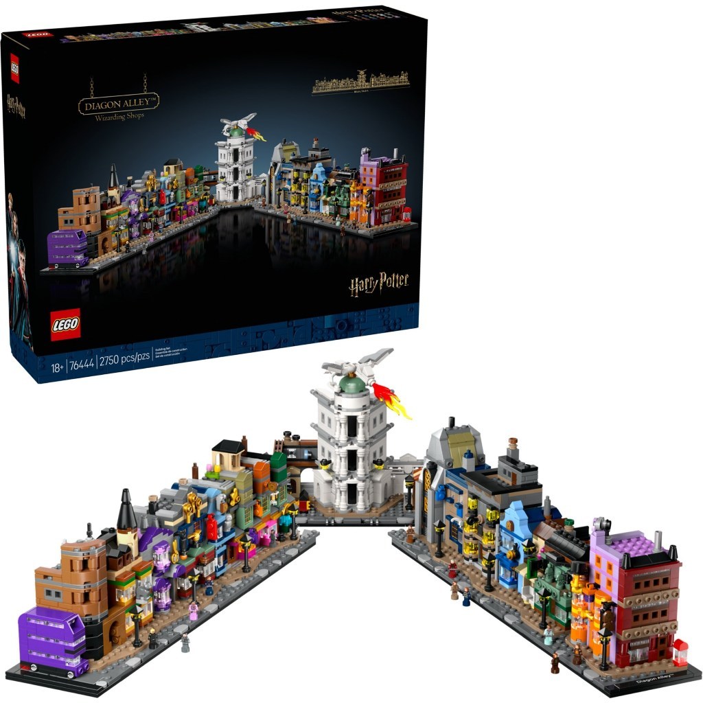 Lego Harry Potter 76444 Diagon Alley Wizarding Shops Witch Shops ...