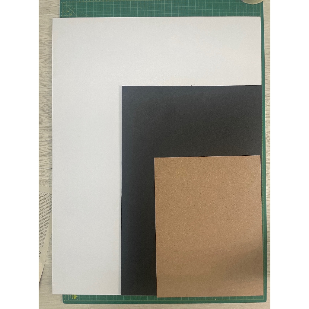 Drawing paper list made of white rough cardboard wood in many sizes A5 ...