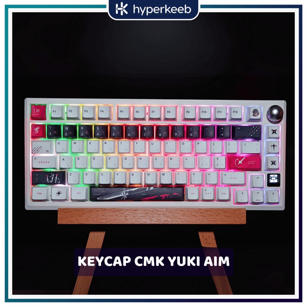 CMK Yuki Aim Keycap 1.5mm thick Profile Cherry PBT plastic | HYPERKEEB ...