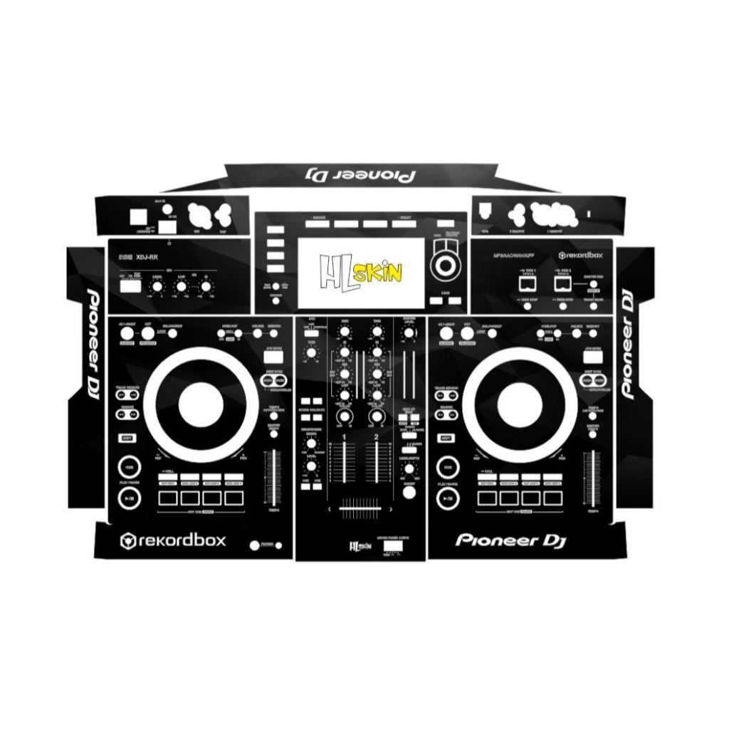 Fire Express ] DJ Desk Sticker Skin (HL159) (XDJ RR / RX / RX2 / RX3 ...