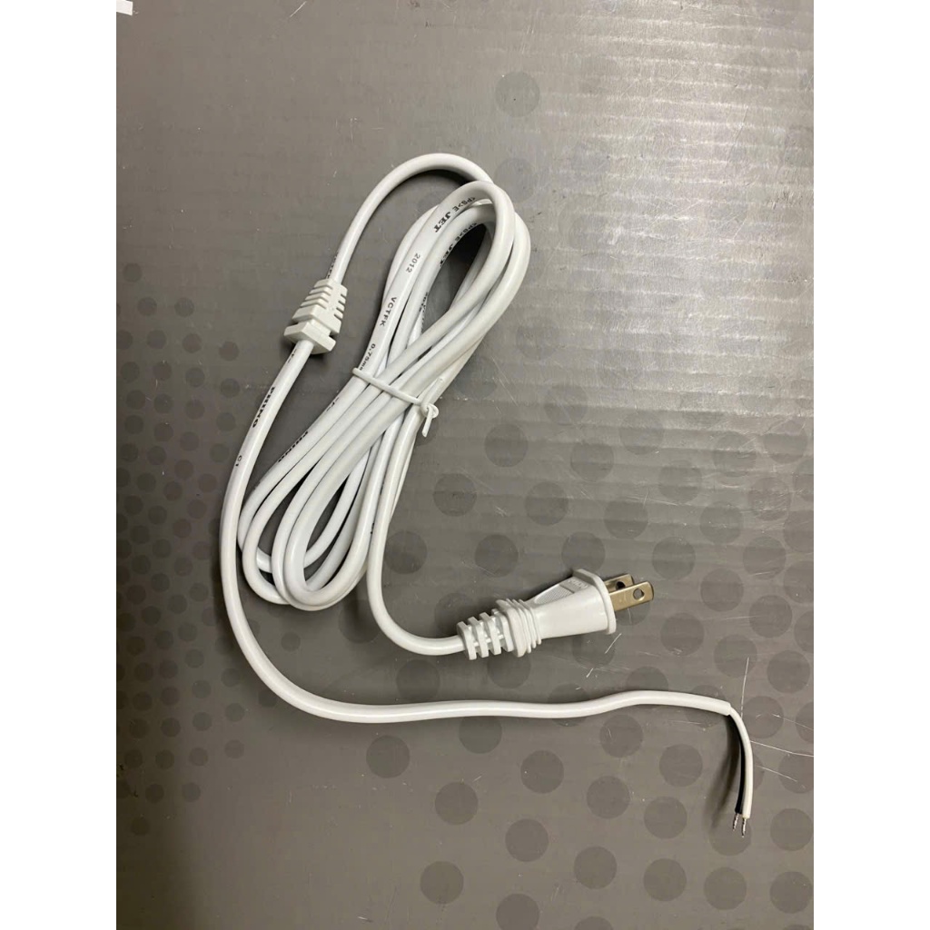0.75mm cross-section double power cord, 1.5m long, RHINO flat plug, JET ...