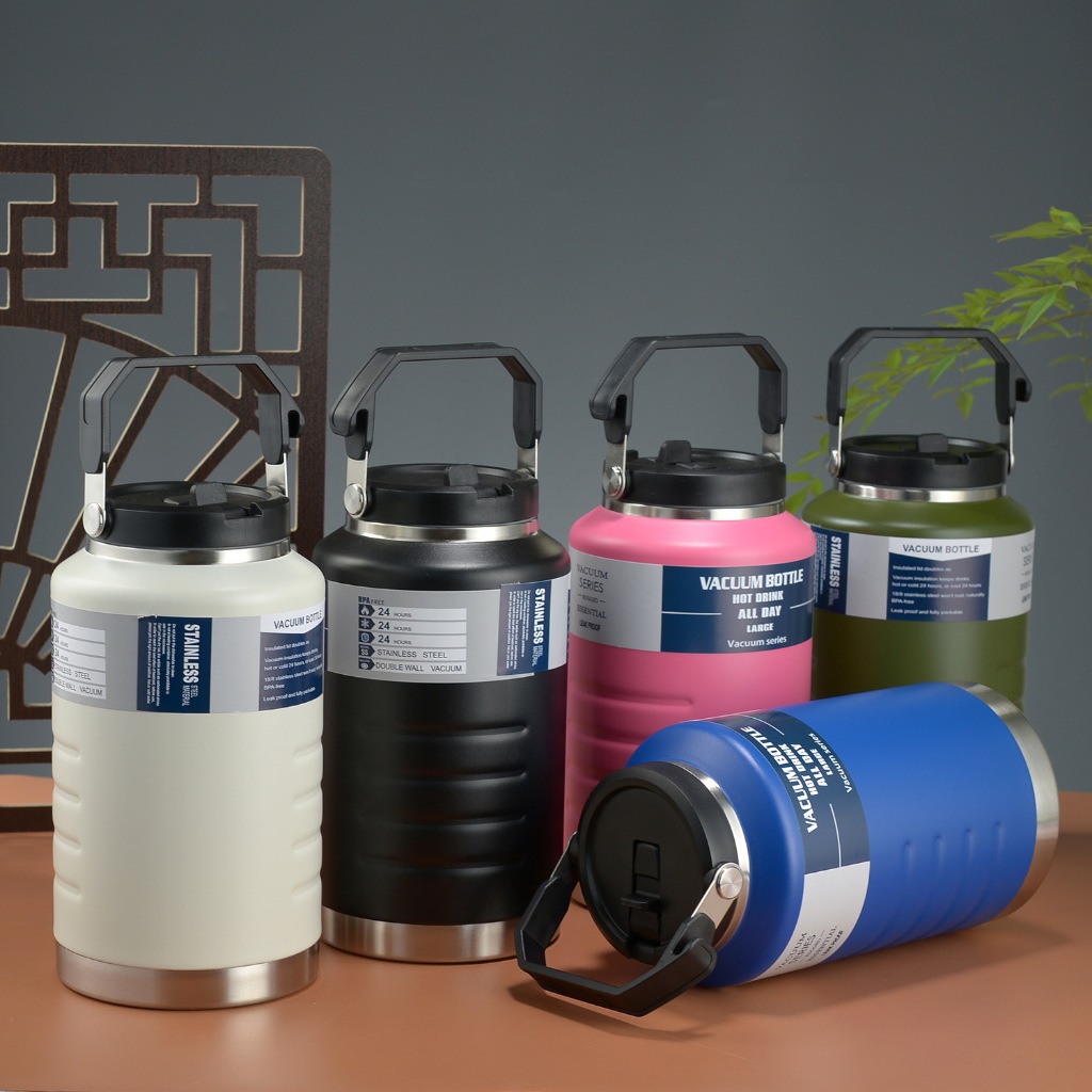 YD 304 stainless steel thermos bottle with 9cm wide mouth, 1200ml ...