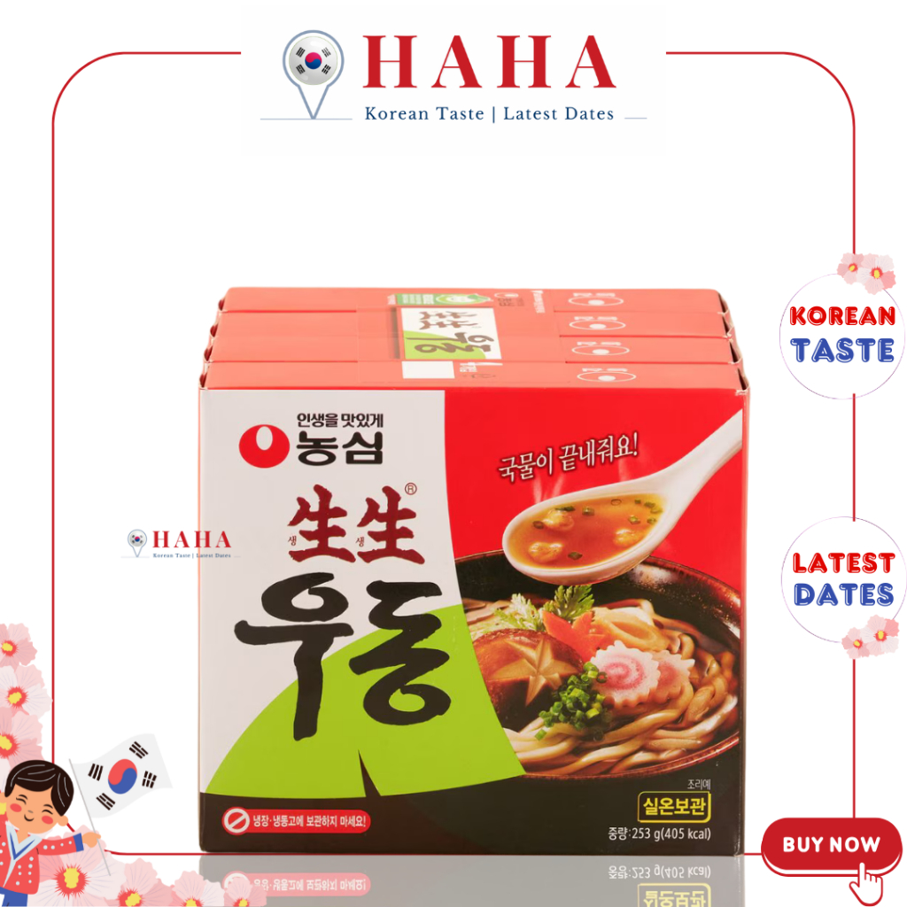 Nongshim Korean Udon Instant Noodles 253G 농심 생우동봉지 | SieuthiHAHA ...