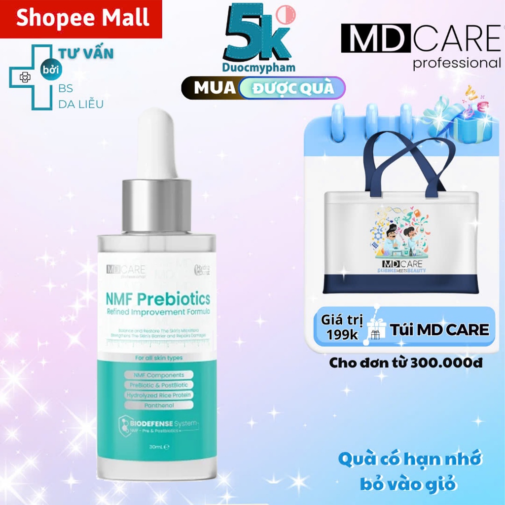 Curated visual reference: Nmf Prebiotics Md Care Serum Sample Balances Beneficial Bacteria Photo Inspiration