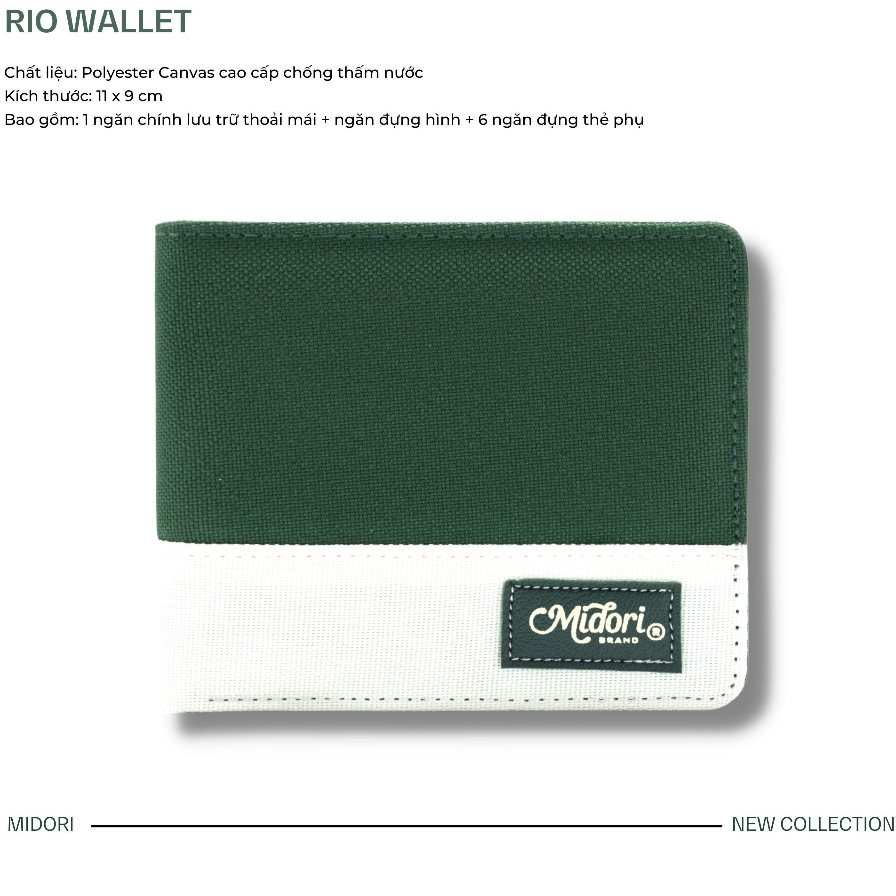 RIO Fabric Wallet for Men and Women Polyester Super Durable, Beautiful ...