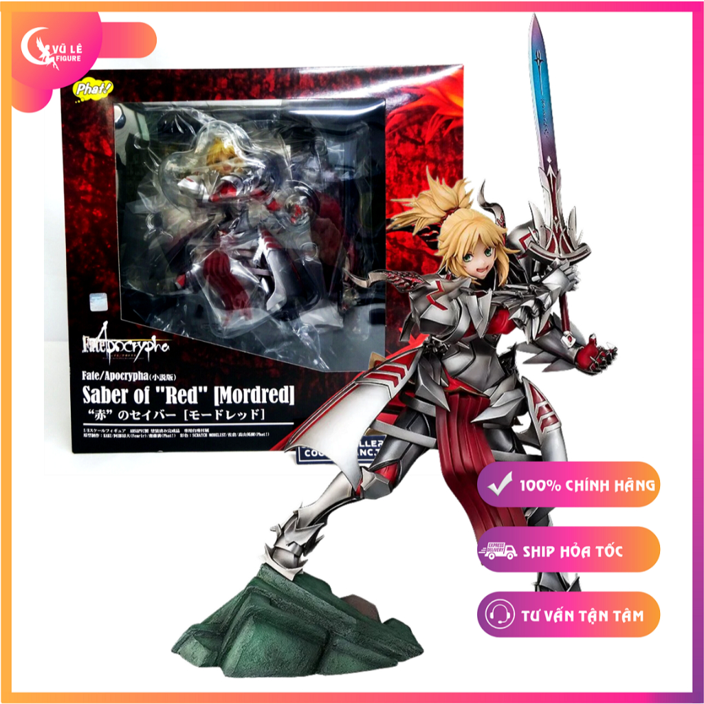 Genuine Phat Fate/Apocrypha Saber of Red (Mordred) Figure! Company 1/8 ...