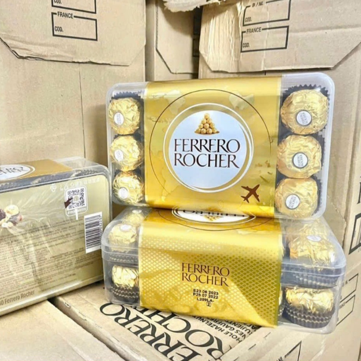 Ferrero Rocher chocolate box of 30 tablets (375g) - DATE 7/2025 ...