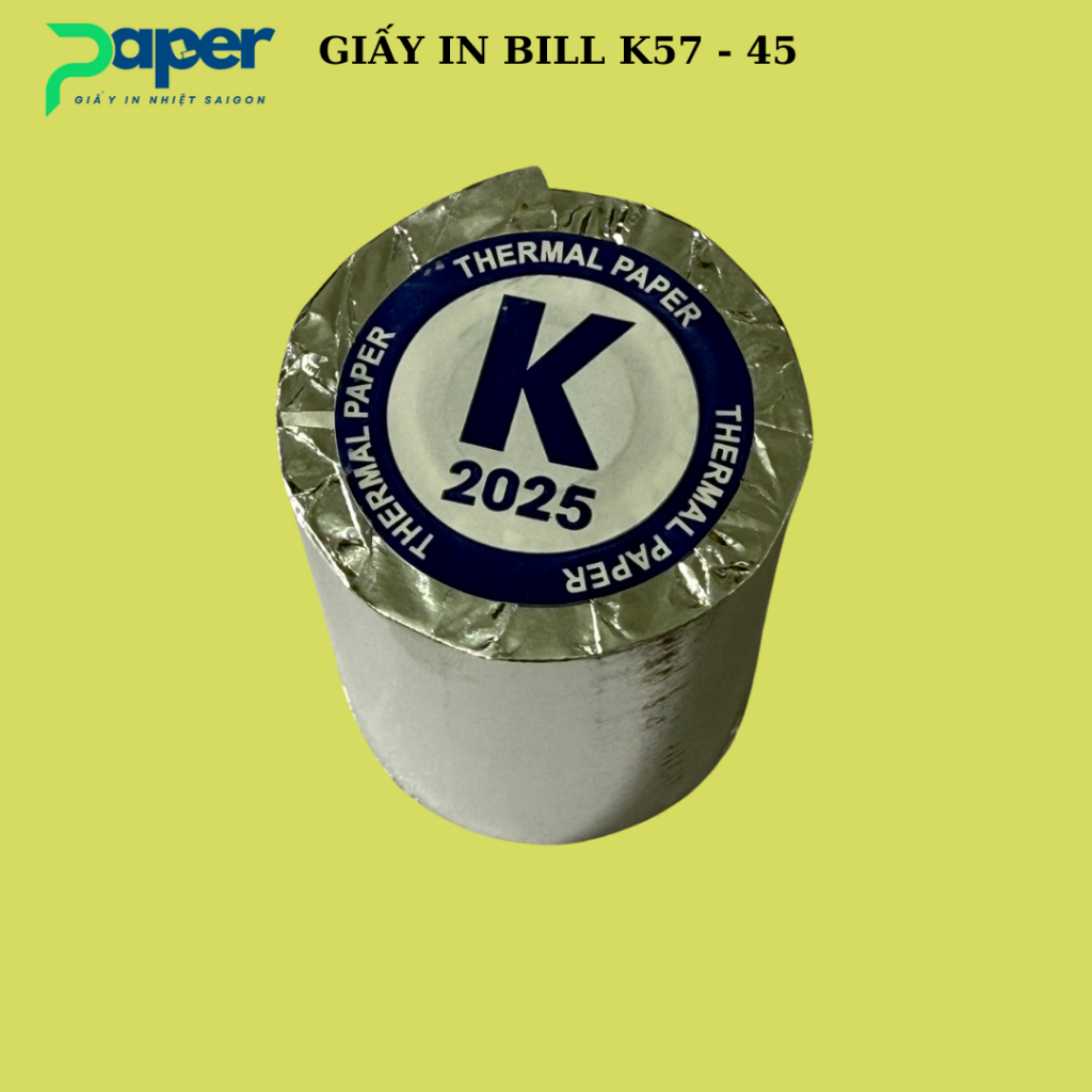 Thermal bill printing paper K57, 45mm, sales invoice printing paper ...