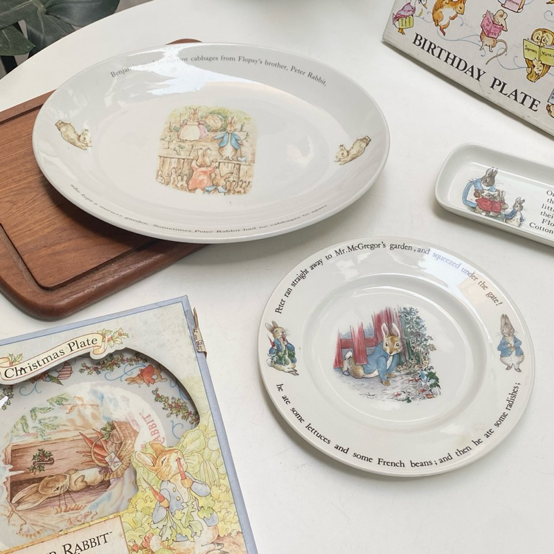 Peter RABBIT 2HAND JAPANESE CERAMIC CUP AND PLATE | Shopee Malaysia