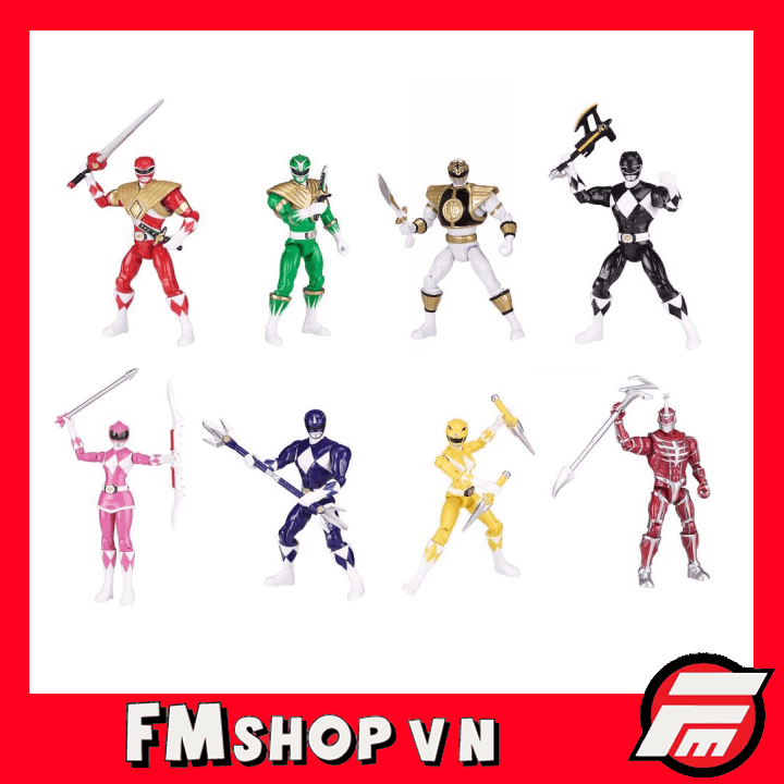 (2nd) Mighty Morphin Power Rangers Legacy 5 Inch Figure Set | Shopee ...