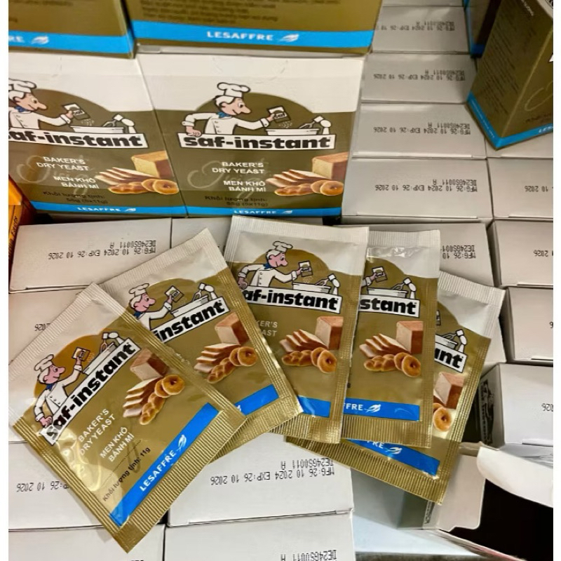 Box of 5 packs of SAF Golden Chef Sweet Yeast - Instant 55g | Shopee ...