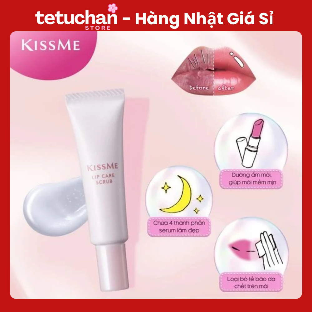 Kissme Puchi Mochi Lip Scrub 10g Japan | Shopee Malaysia