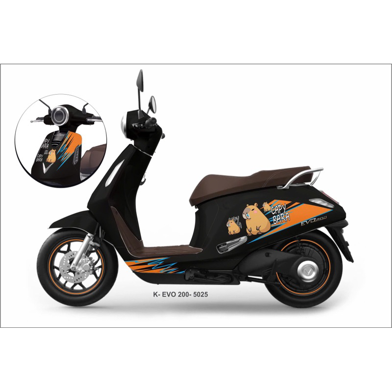 Evo 200 CAPYBARA electric vehicle sticker | Shopee Malaysia