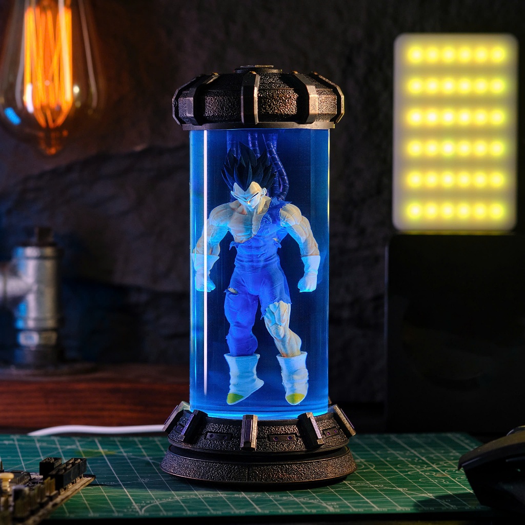 Lab model LED light [Dragon Ball Vegeta] - Epoxy Resin - 3D Resin ...