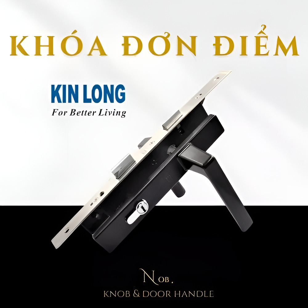[Black/White/Gray] KINLONG SINGLE POINT Lever Lock Set XingFa Aluminum ...
