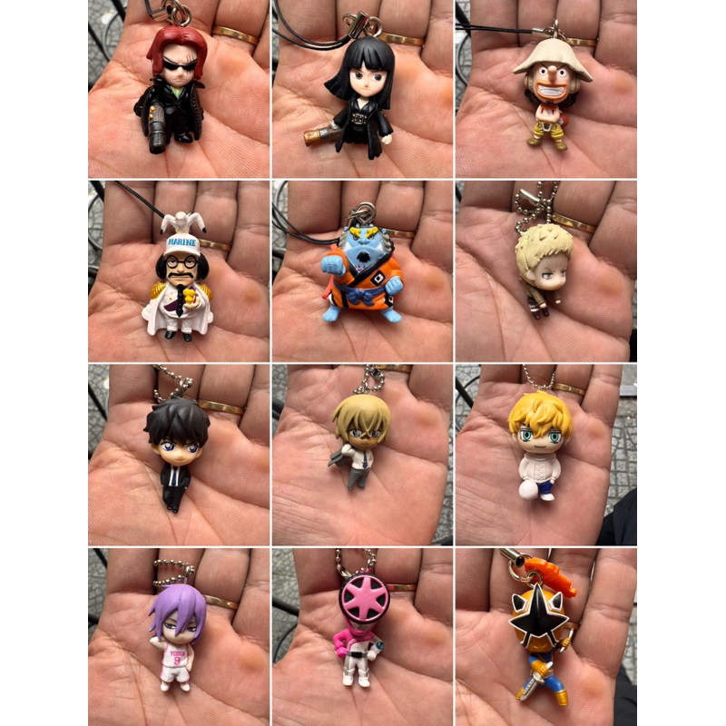Collection of Genuine Bandai Figure Keychains (5) Cute Keychain Cute ...