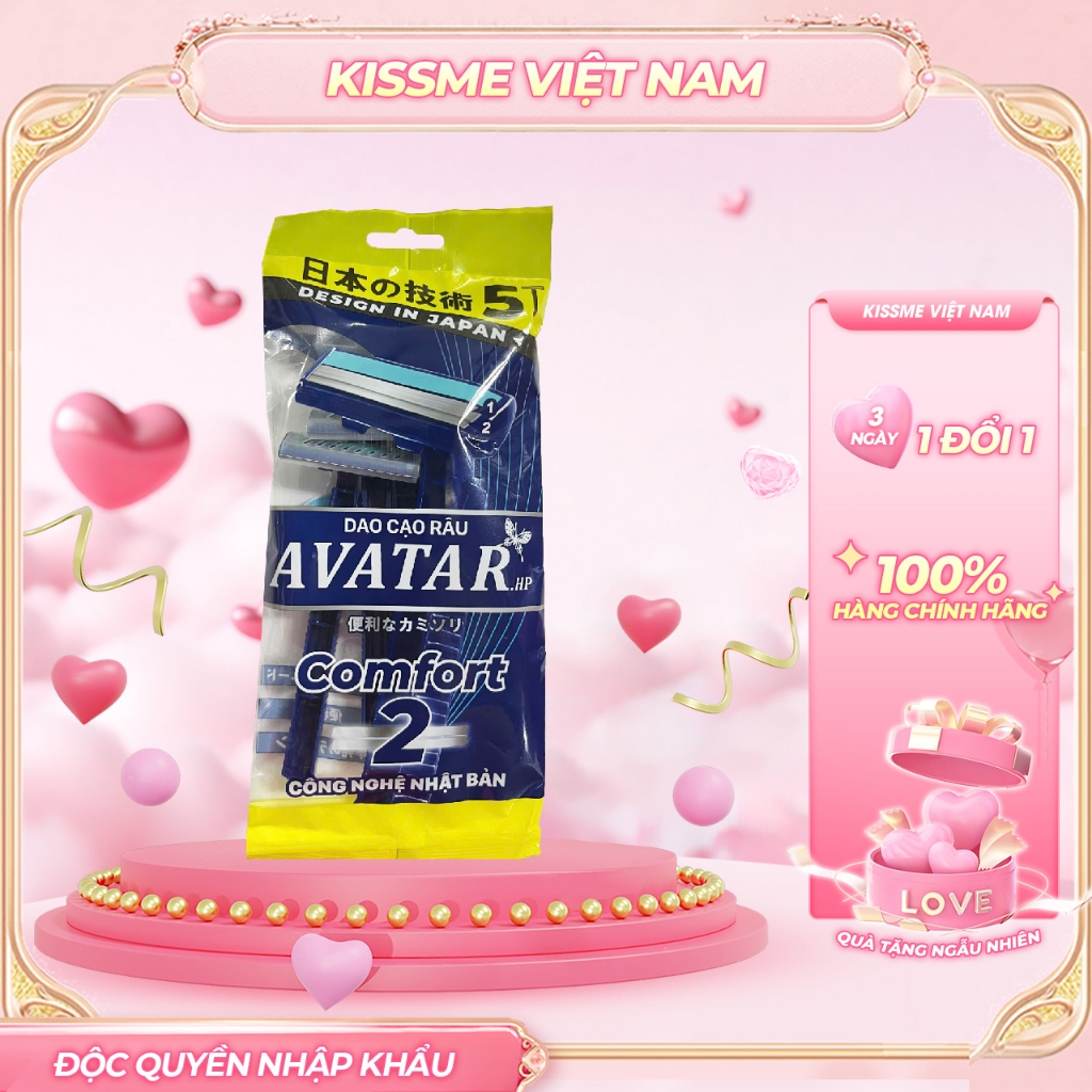 Avatar Razor 2 Dual Blades Plastic Body for Men (Set of 5 Cool Colors ...