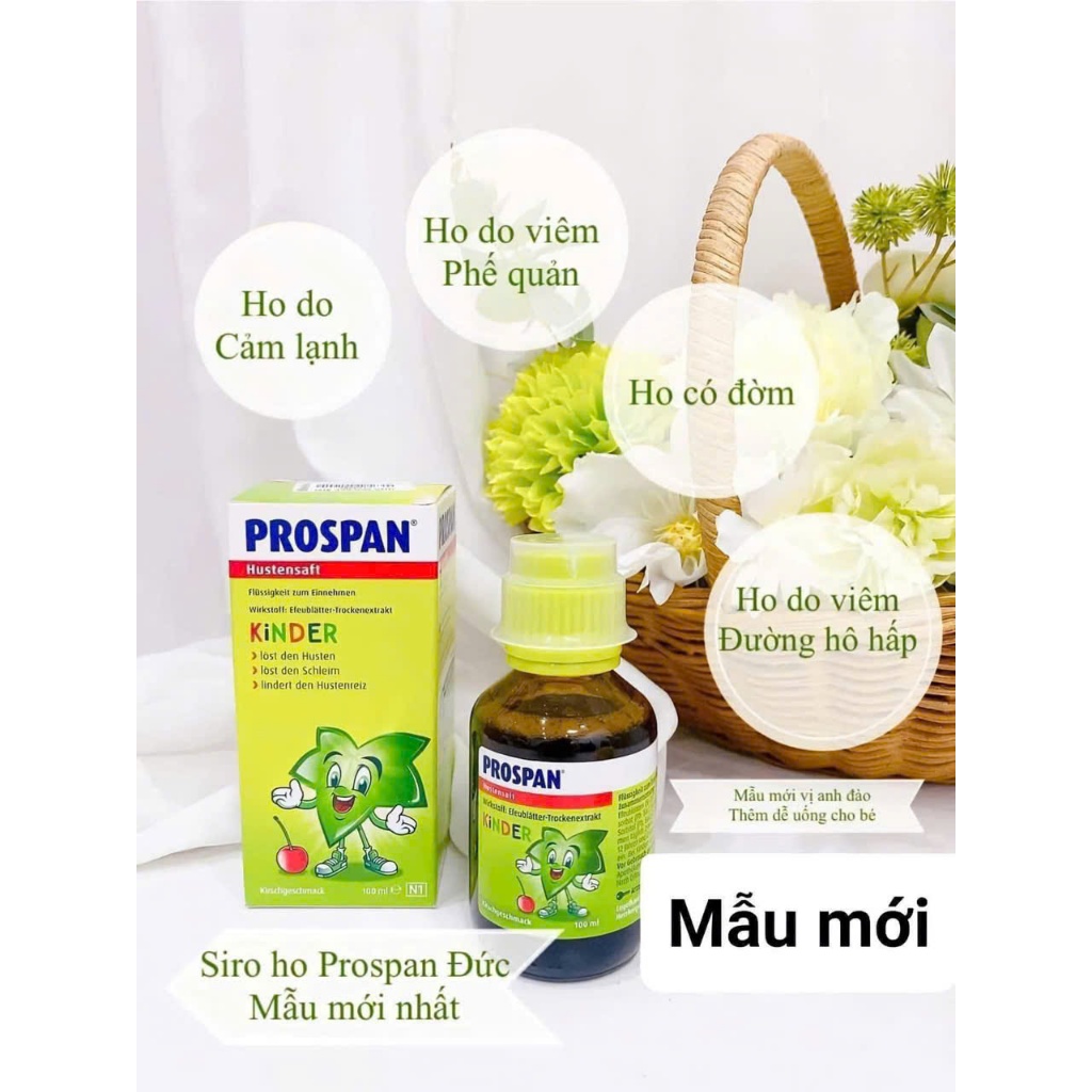 Prospan cough syrup, German domestic product, 100ml bottle | Shopee ...