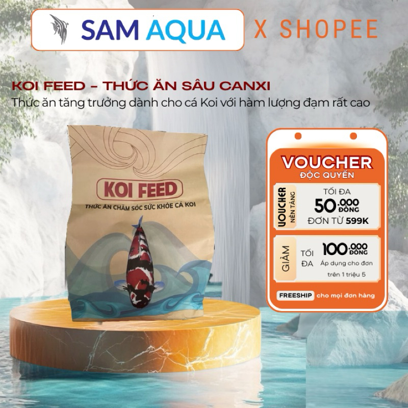 Koi FEED Food for Koi Fish - Koi Fish Bran with Calcium Worm Newest on ...