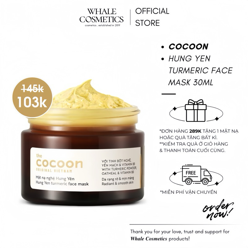 Cocoon Hung Yen Turmeric Face Mask (30ml) | Shopee Malaysia