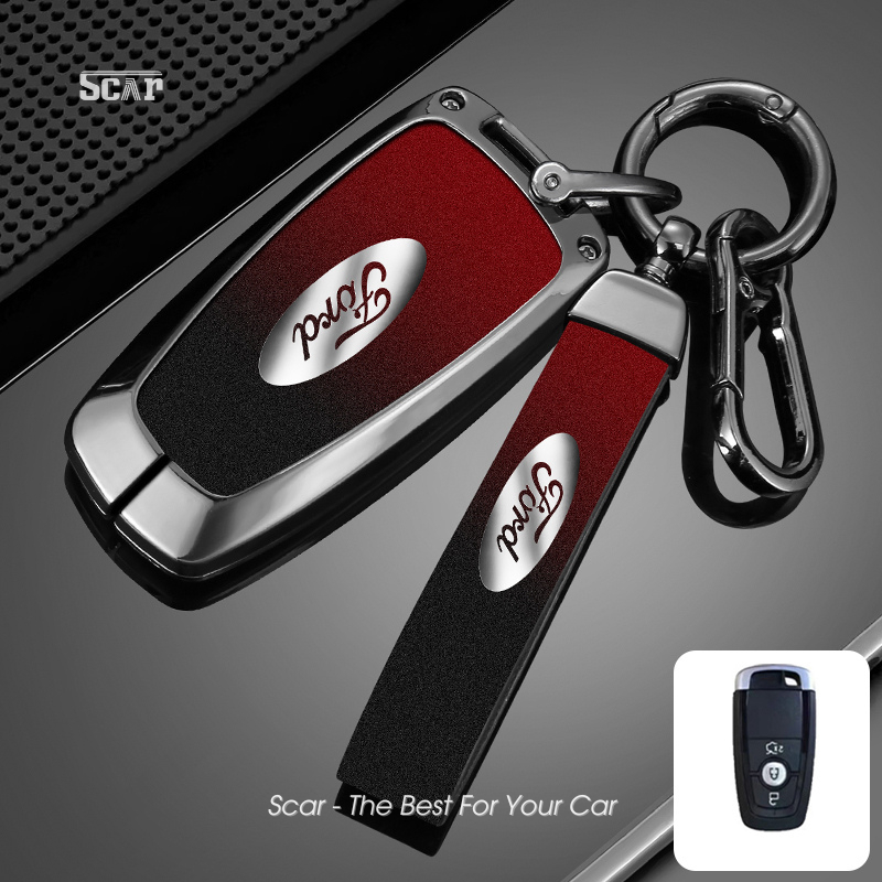 Key covers for Ford car models in Omber Red Gray color for Ford Ranger ...