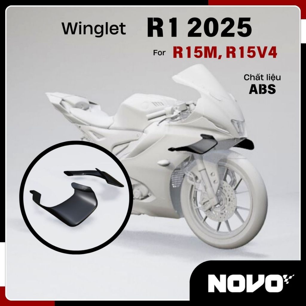 Winglet R1 2025 Style Propeller New Version For Yamaha R15M, R15V4 ...