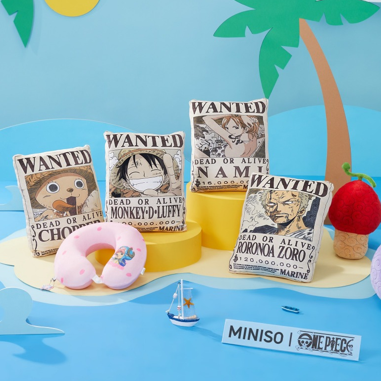 MINISO MINSO X One Piece Classic Series Headrest/Sleeping Pillow Soft ...