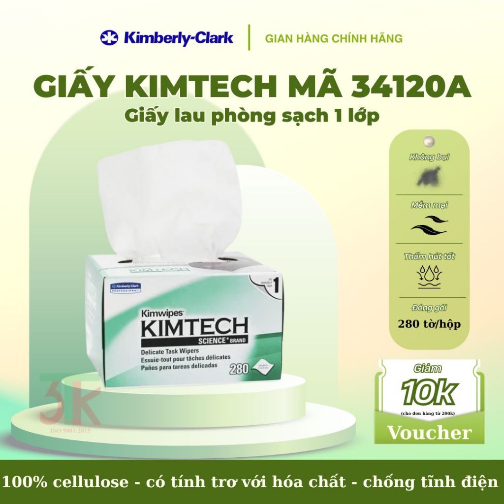 [ GENUINE ] KIMTECH Kimwipes Science Delicate Task 1-layer dust-free ...
