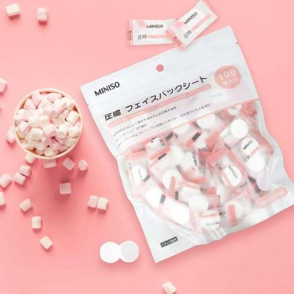 Japanese Miniso Compressed Paper Mask, Miniso Paper Mask | Shopee Malaysia