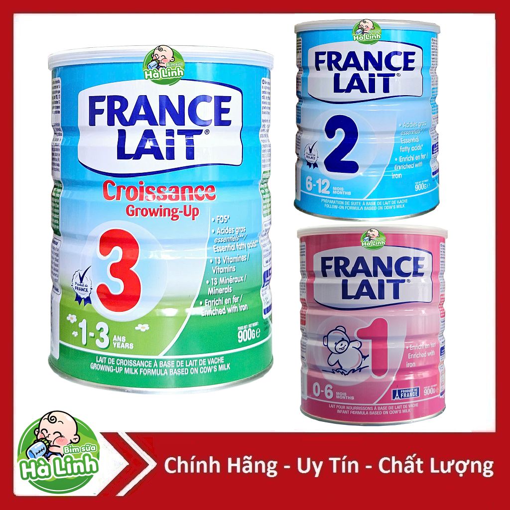 France Lait milk 900g with numbers 1, 2, 3 (Date 2027) | Shopee Malaysia