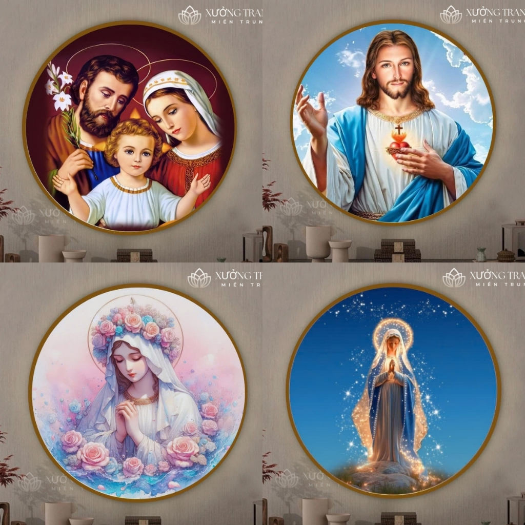 Catholic paintings with lights in many designs to decorate churches ...