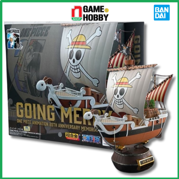A special edition Going Merry commemorating the 25th anniversary is joining the Chogokin series! ▽ ORDER NOW △ ☑️ Chogokin Going Merry -ONE PIECE Anime 25th Anniversary Memorial Edition- Release date