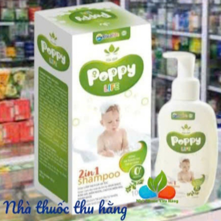 Poppy life shower gel cleans and soothes the skin, prevents heat rash ...