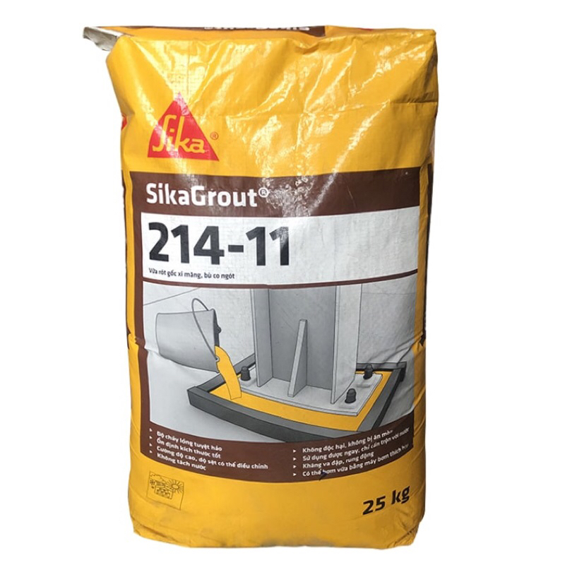 SIKA Grout 214-11 cement-based shrinkable mortar, pipe neck ...
