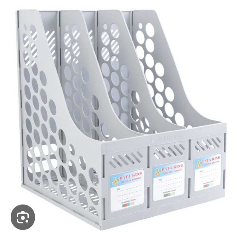 3 COMPARTMENT PLASTIC FILE TRAY (GRAY) | Shopee Malaysia