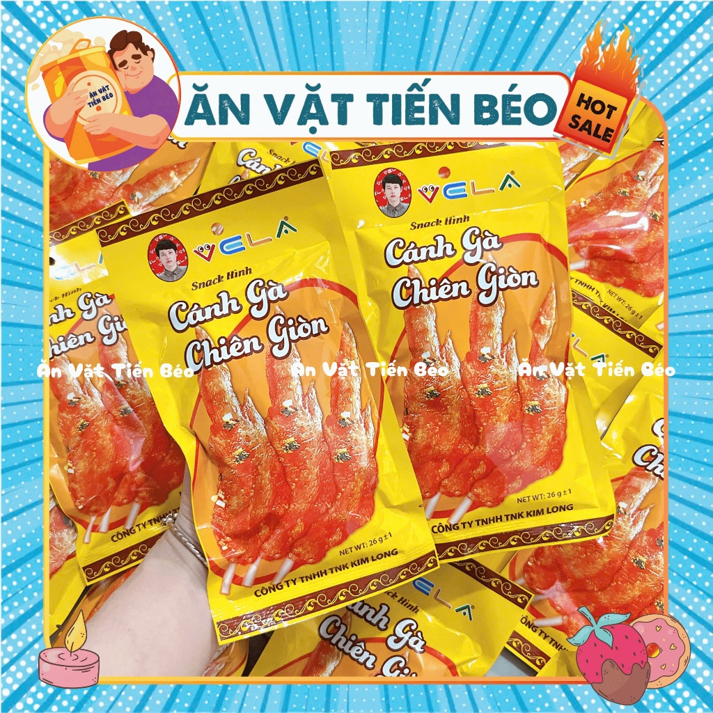 VELA Crispy Fried Chicken Wing Snack Combo, School Gate Spicy Sticks ...