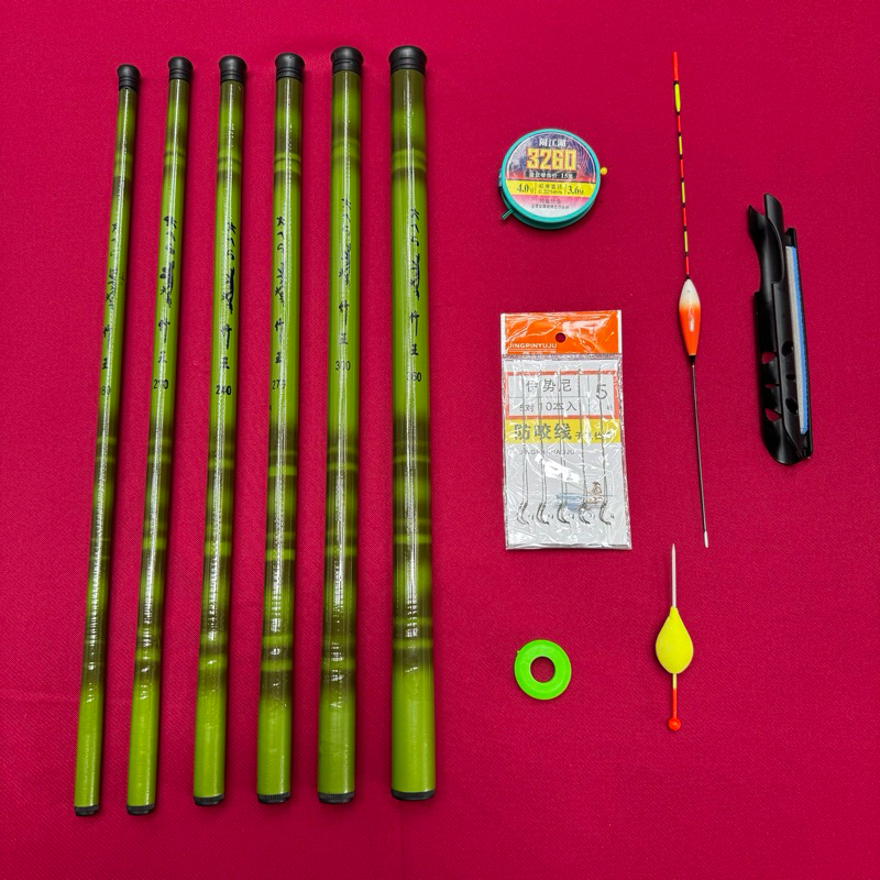 collapsible bamboo fishing pole Bamboo-Style Micro Rod – Portable Stream for Small Fish Bamboo - Telescopic pole -