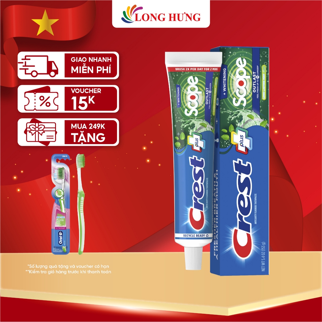 Crest Plus Toothpaste (153g) | Shopee Malaysia