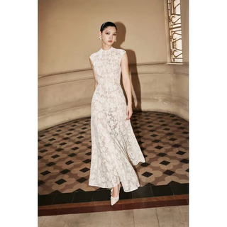 ホワイト HUONG BOUTIQUE ドレス Elegance meets timeless charm in our meticulously crafted