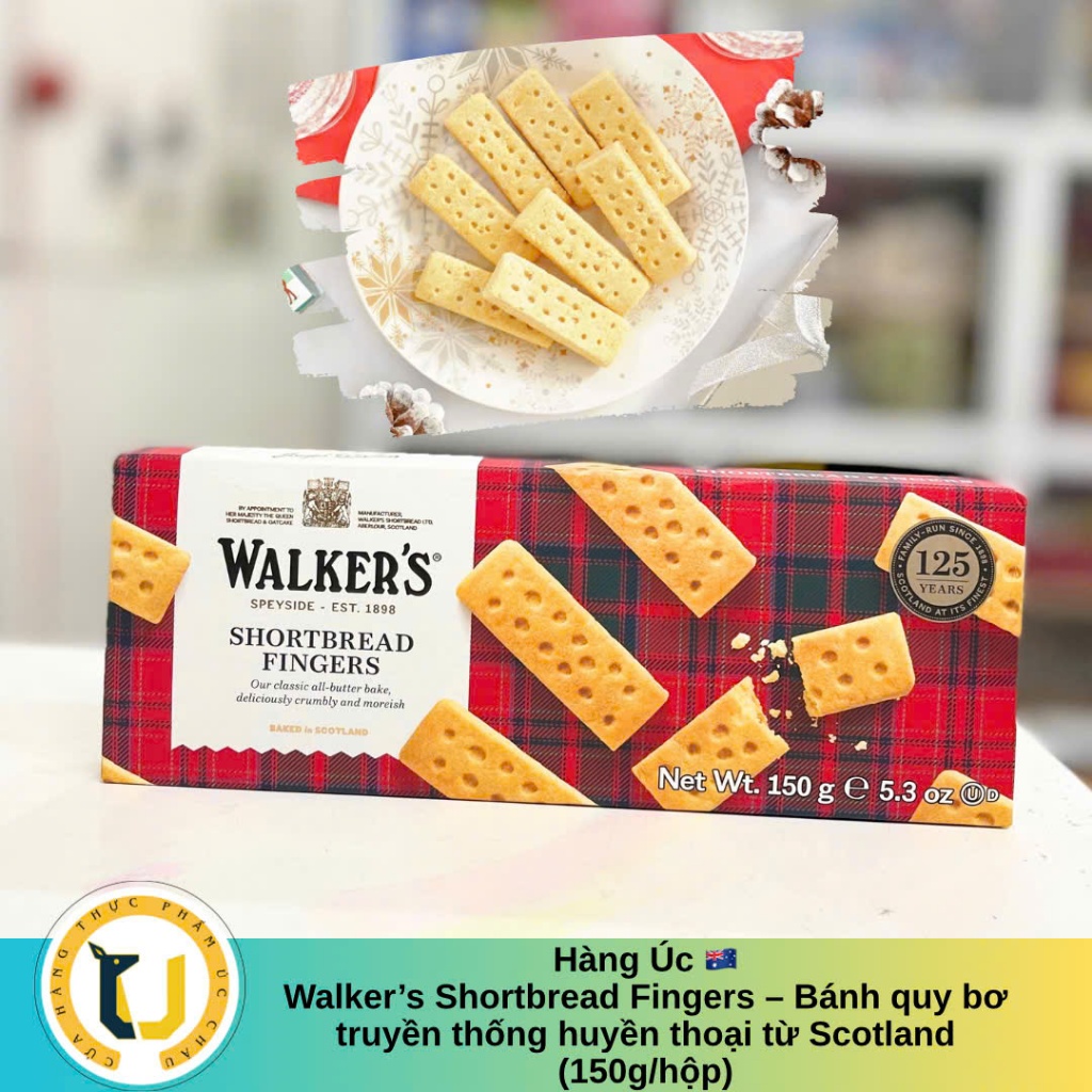 (AUSTRALIAN PRODUCTS) WALKER'S Shortbread Fingers brand Scottish ...