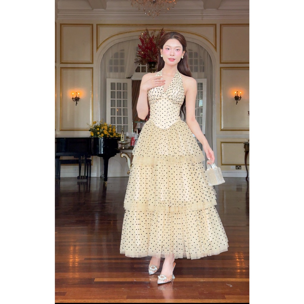 retro polka dot dress malaysia VINTAGE